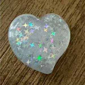 Glitter & Shimmer Heart Paperweight ~ Decor ~  Valentine Gifts For Her ~ Favors